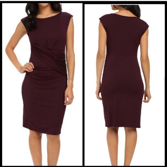 Kut from the Kloth Dresses & Skirts - Kut From The Kloth | Mollie Dress Knee Length Spandex Ruched Purple Size 10